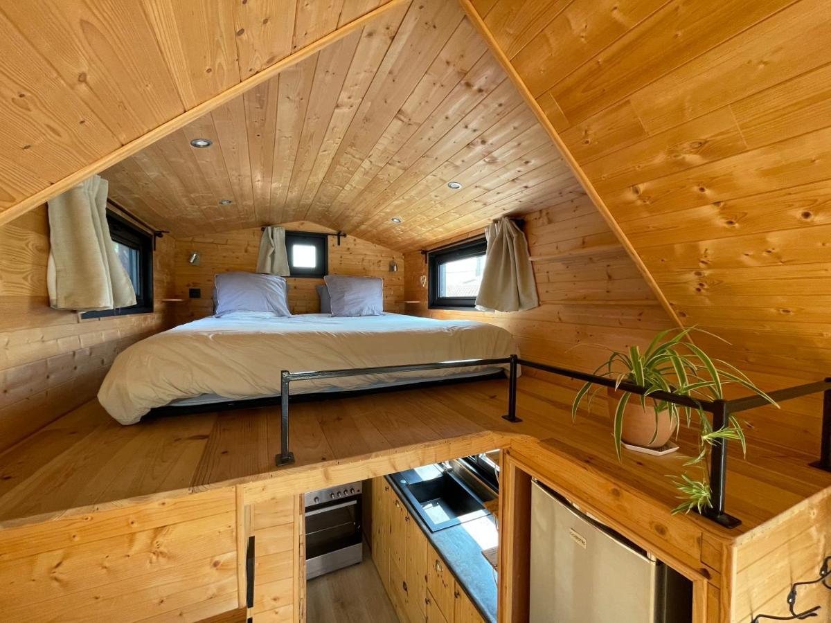 Myinsolite - Tiny-House, Jacuzzi, Brasero, Piscine 에그모르트 외부 사진